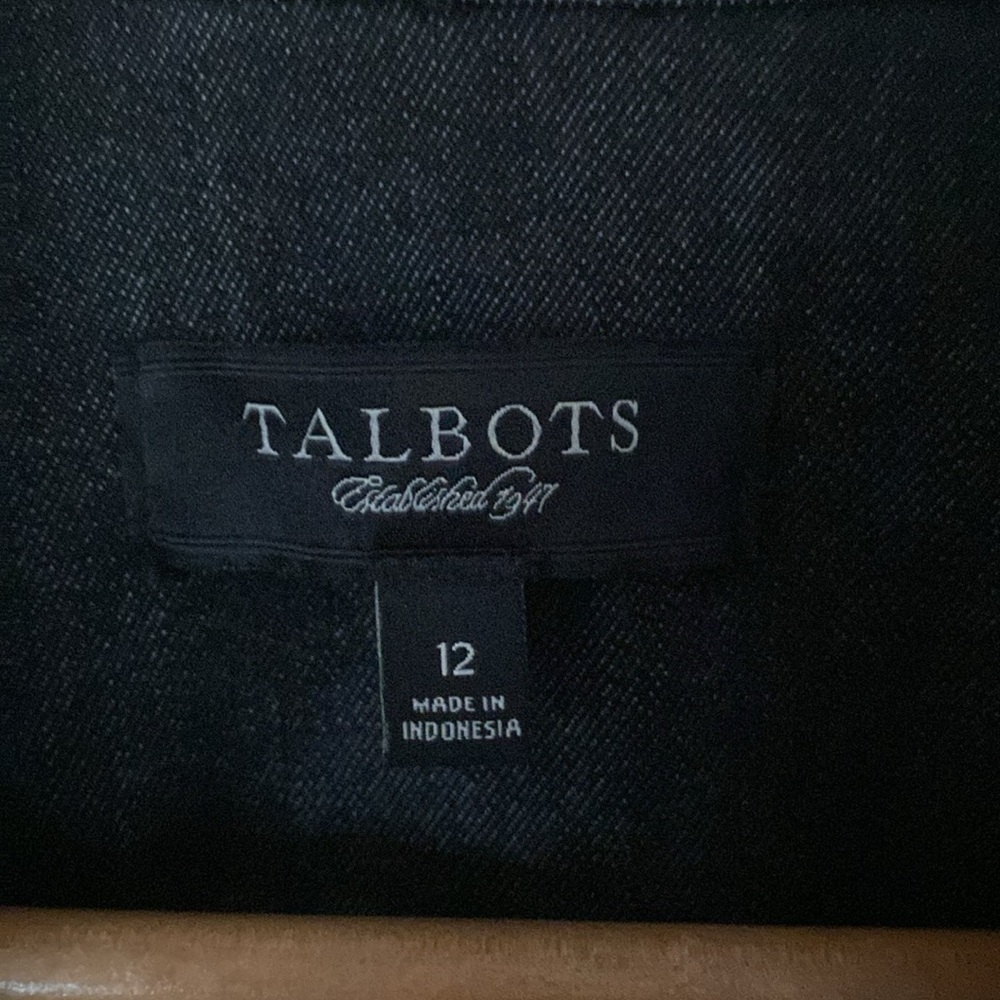 Talbots Jean Jacket Size 12 - Picture 11 of 11